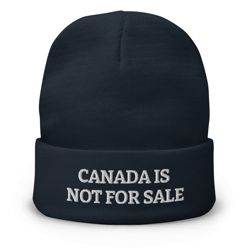 Canada Is Not For Sale Tuque (Blue)